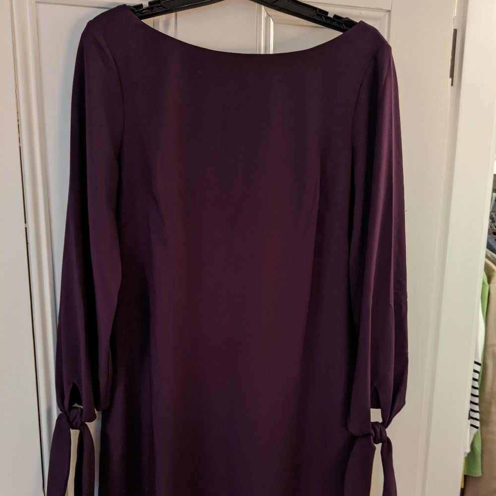 Plum mini-dress